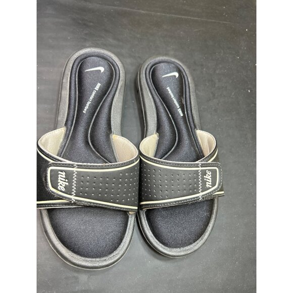 Nike Womens Comfort Footbed Black Slide Sandals Size 6 - Picture 3 of 7